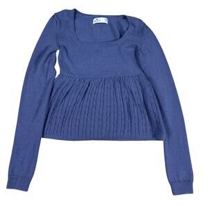 vintage y2k 2000s style Hollister womens ribbed knit sweater longsleeve XS